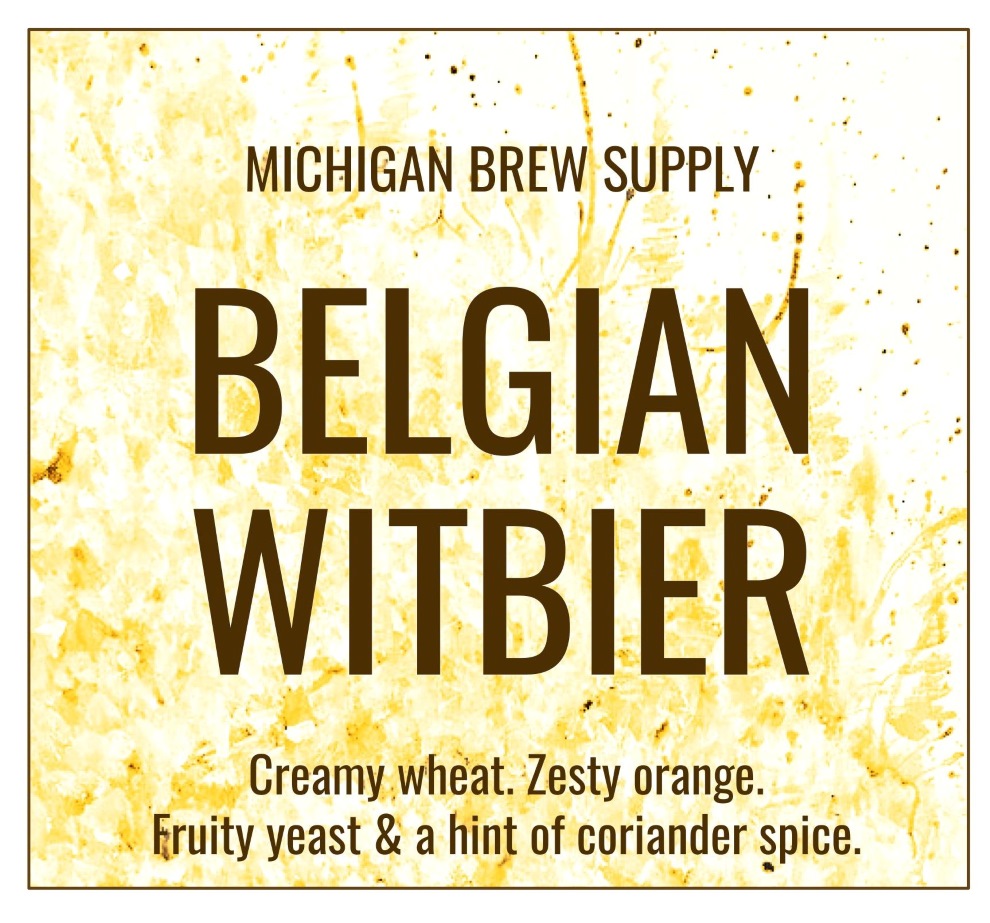 Belgian Wit Extract Brewing Kit Michigan Brew Supply Home Brewing